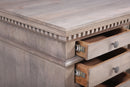 The St. James 76" Desk in Antiqued Grey Finish
