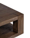 The Fox & Roe Palisades Square Coffee Table in Wire Brush Antique Finish