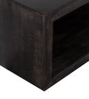The Fox & Roe Folsom Large Square Coffee Table in Charcoal Finish