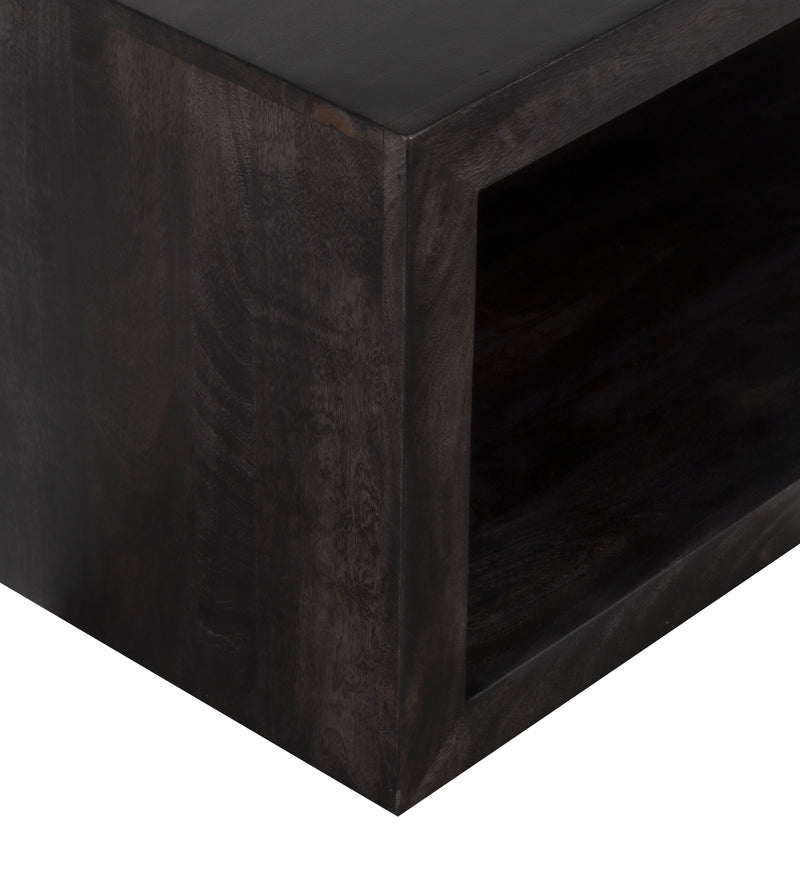 The Fox & Roe Folsom Large Square Coffee Table in Charcoal Finish