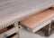 The St. James 76" Desk in Antiqued Grey Finish