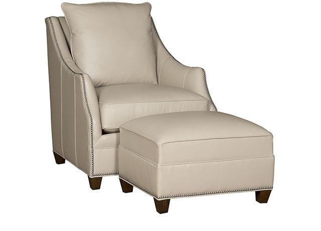 The Shannon Custom Leather Stationary Chair | King Hickory Furniture
