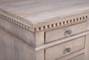 The St. James 76" Desk in Antiqued Grey Finish