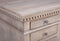 The St. James 76" Desk in Antiqued Grey Finish