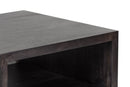 The Fox & Roe Folsom Large Square Coffee Table in Charcoal Finish