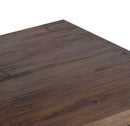 The Fox & Roe Palisades Square Coffee Table in Wire Brush Antique Finish