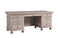 The St. James 76" Desk in Antiqued Grey Finish