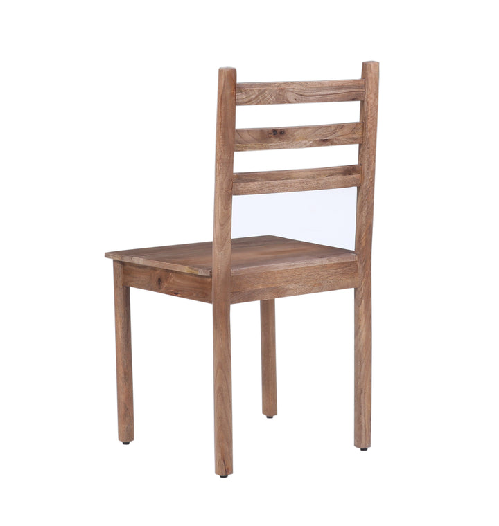The Fox & Roe Moca Dining Chair in Washed Walnut Finish