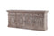 The St. James Media Console in Antiqued Grey Finish