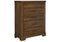 Artisan & Post Solid Wood Cool Rustic 5 Dresser - Vaughan Bassett Amber