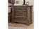 Artisan & Post Solid Wood Cool Rustic Nightstand - 3 Drawers in Mink Finish