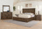 Artisan & Post Solid Wood Cool Rustic Nightstand - 3 Drawers in Mink Finish