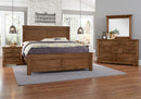Artisan & Post Solid Wood Cool Rustic Mansion Bed Mansion Bed in Amber Finish