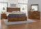Artisan & Post Solid Wood Cool Rustic Landscape Mirror - Beveled Glass in Amber Finish