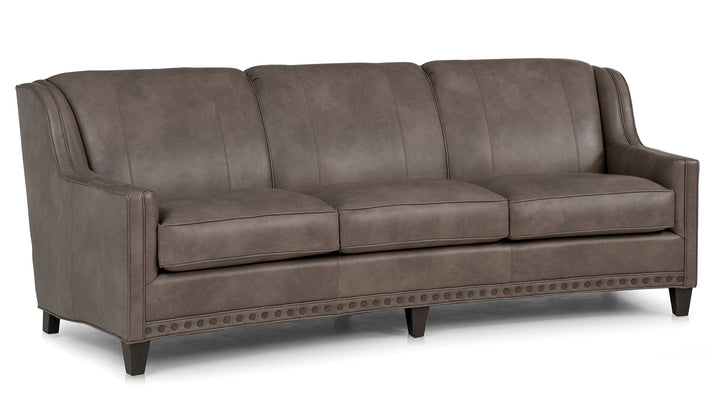 Smith Brothers SB227 Style Custom Leather Sofa
