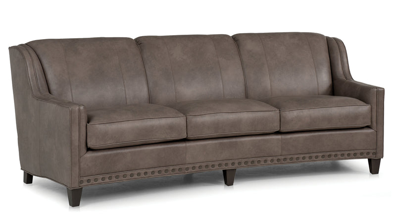 Smith Brothers SB227 Style Custom Leather Sofa - | Smith Brothers