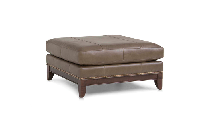 Smith Brothers SB238 Style Leather Occasional Ottomans