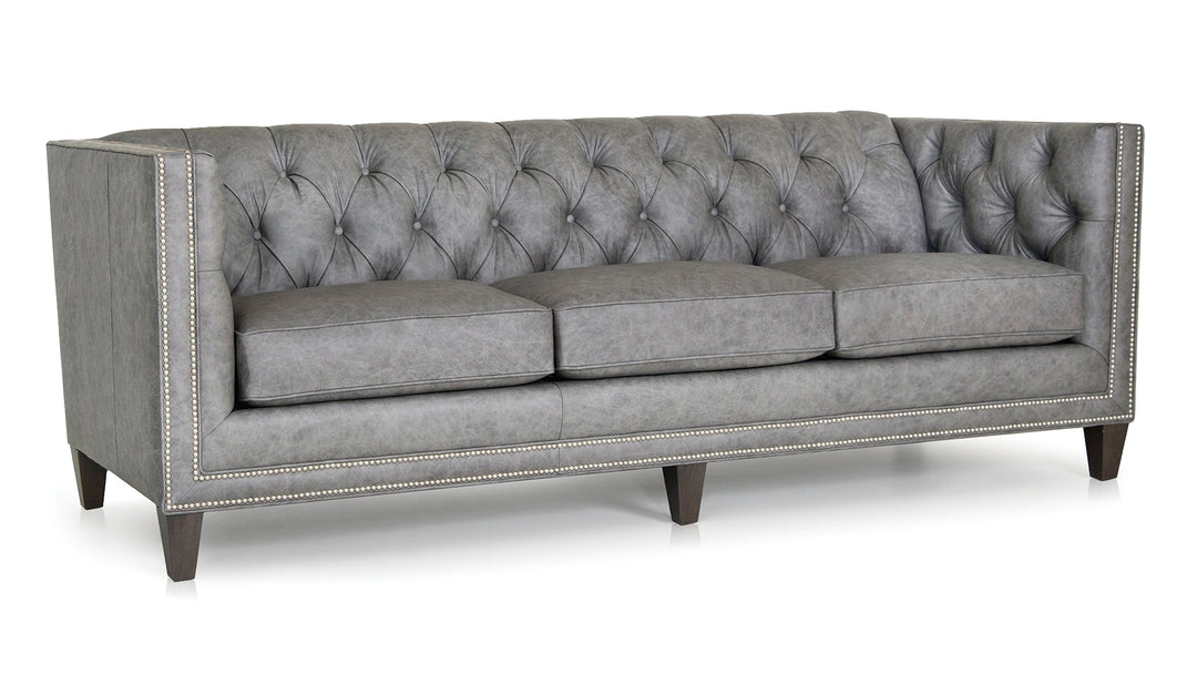 Smith Brothers SB243 Style Custom Leather Sofa