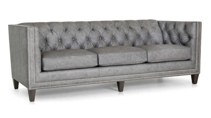 Smith Brothers SB243 Style Custom Leather Sofa