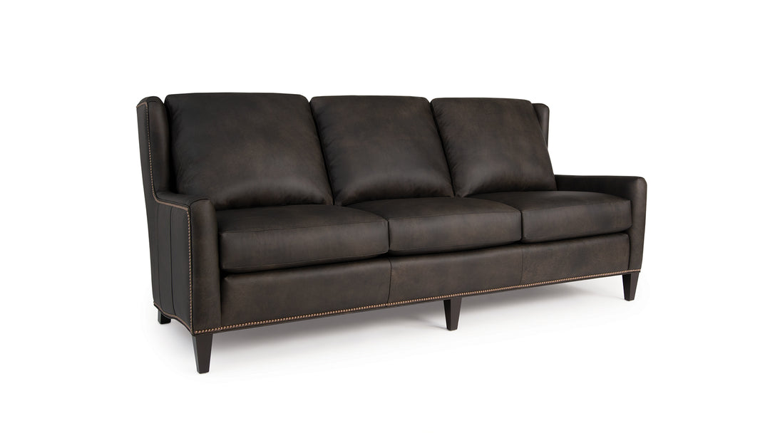 Smith Brothers SB270 Style Custom Leather Sofa