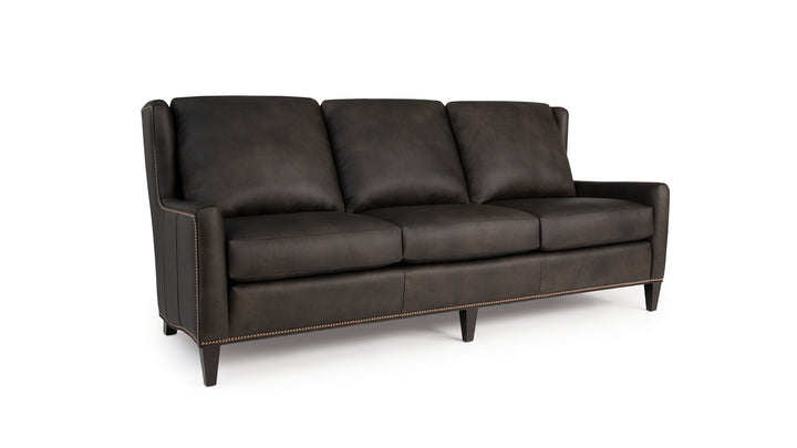 Smith Brothers SB270 Style Custom Leather Sofa