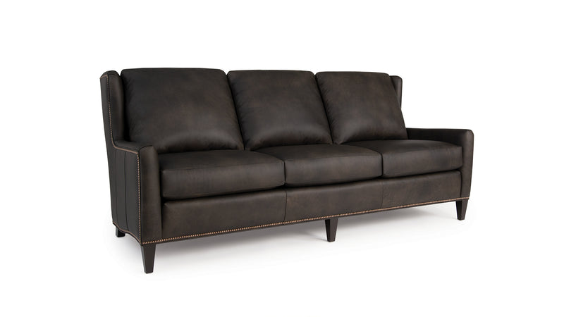 Smith Brothers SB270 Style Custom Leather Sofa - | Smith Brothers