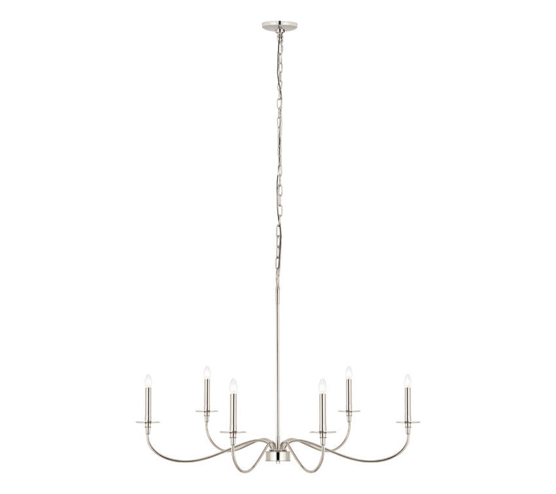 The Z-Lite Arrington Collection 6 Light Chandelier