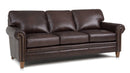 Smith Brothers SB395 Style Custom Leather Sofa - | Smith Brothers