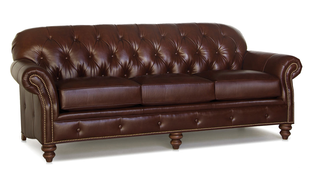 Smith Brothers SB396 Style Custom Leather Sofa