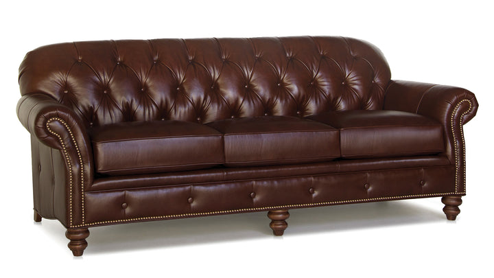 Smith Brothers SB396 Style Custom Leather Sofa