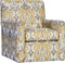 Mayo Furniture Collection Custom Fabric Swivel Glider Chair 4575F