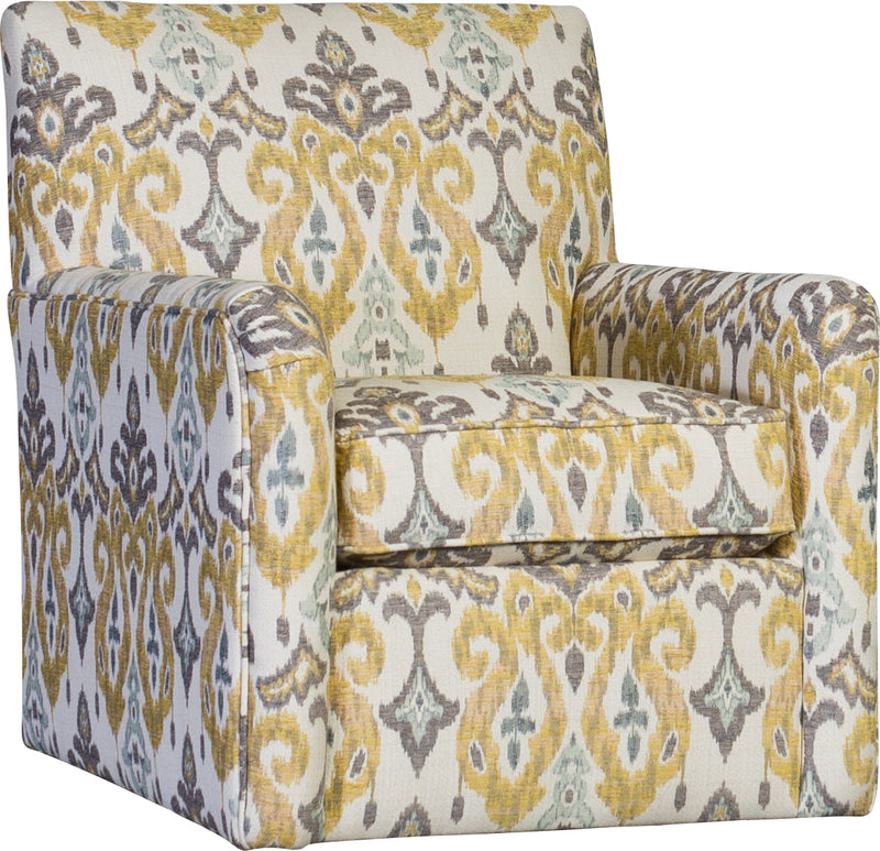 Mayo Furniture Collection Custom Fabric Swivel Glider Chair 4575F