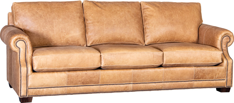 Mayo Furniture Collection Custom Leather Sofa 4700L