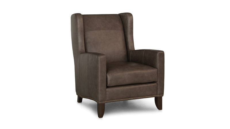 Smith Brothers SB538 Style Leather Chair - | Smith Brothers