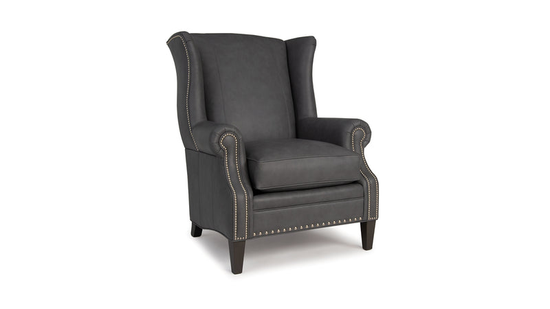 Smith Brothers SB546 Style Leather Chair - | Smith Brothers