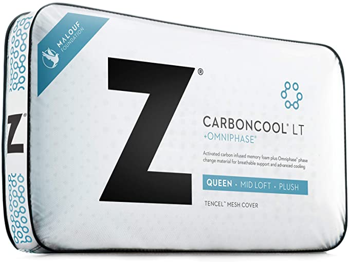 Malouf Z Carbon Cool LT Pillow, Queen