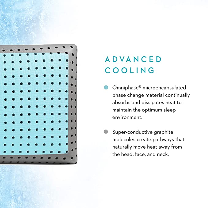 Malouf Z Carbon Cool LT Pillow, Queen