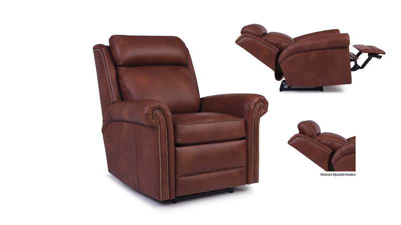 Smith Brothers SB737 Style Leather Recliner - | Smith Brothers