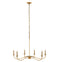 The Z-Lite Arrington Collection 6 Light Chandelier