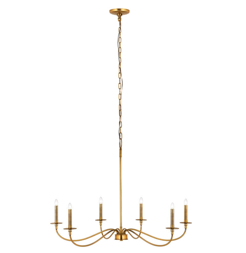 The Z-Lite Arrington Collection 6 Light Chandelier