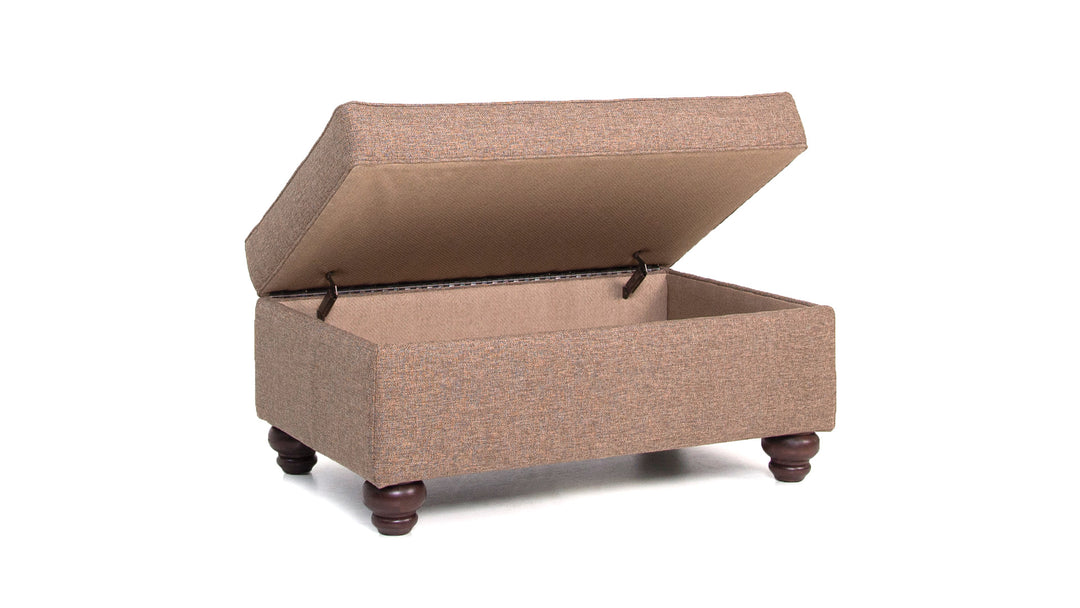 Smith Brothers SB900 Style Fabric Occasional Storage Ottomans
