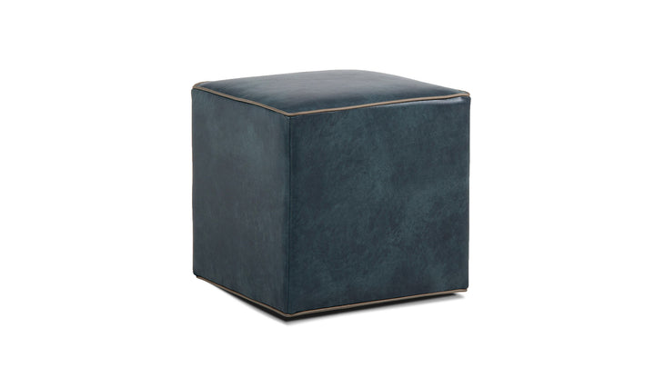 Smith Brothers SB953 Style Leather Occasional Ottomans