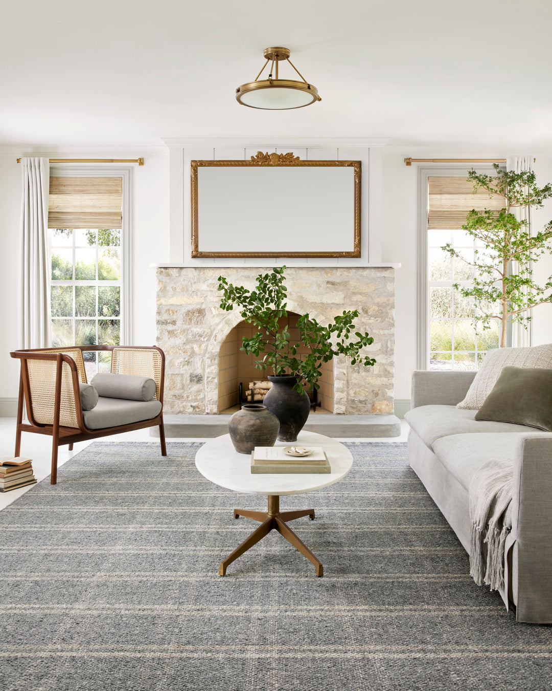 Magnolia Home By Joanna Gaines x Loloi Caleb Collection, CAL-01 MH Mocha / Taupe