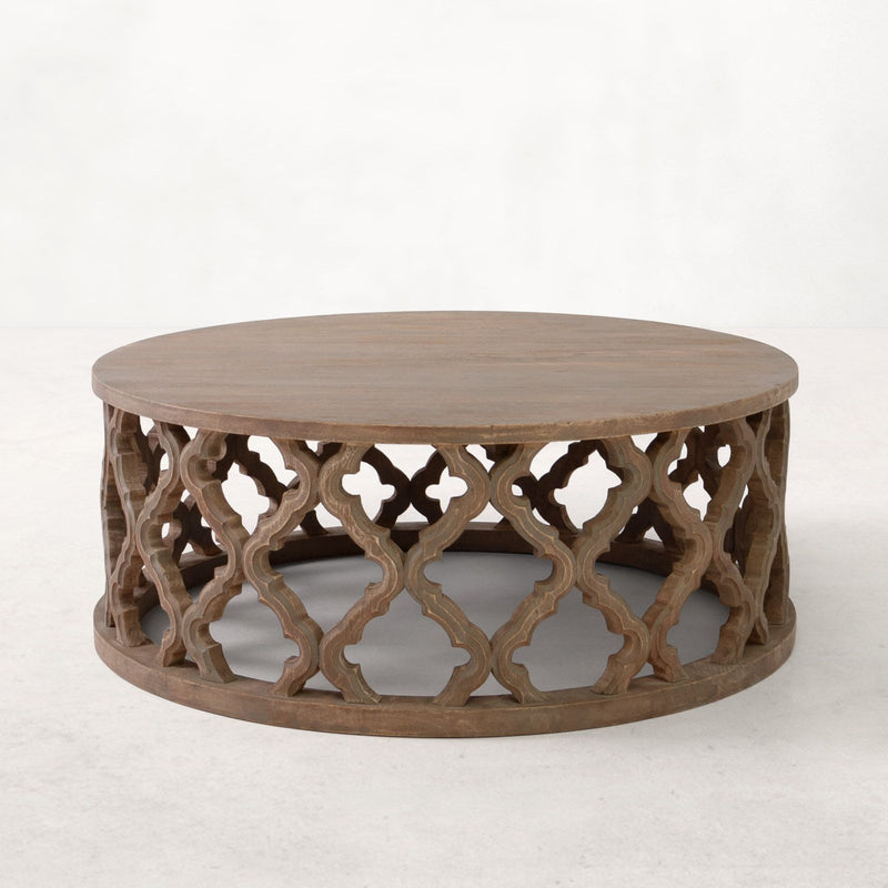 The Fox & Roe Clover Round Coffee Table