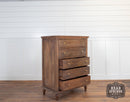 The Fox & Roe Maison 5 Drawer High Boy Chest of Drawers