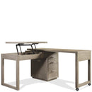 Prelude Swivel Lift Top L-Desk Riverside Furniture 39632