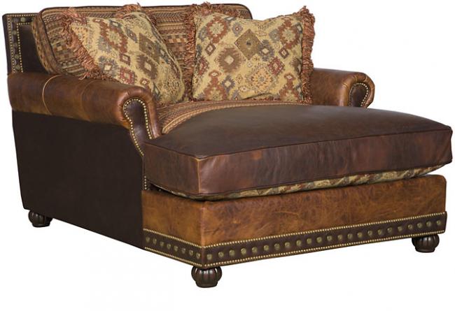The Julianna Custom Chaise Lounge Seating - | King Hickory Furniture