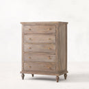 The Fox & Roe Maison 5 Drawer High Boy Chest of Drawers