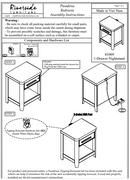 Pasadena Two Drawer Nightstand Riverside Furniture 81068