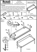 Pasadena Dining Bench Riverside Furniture 81053